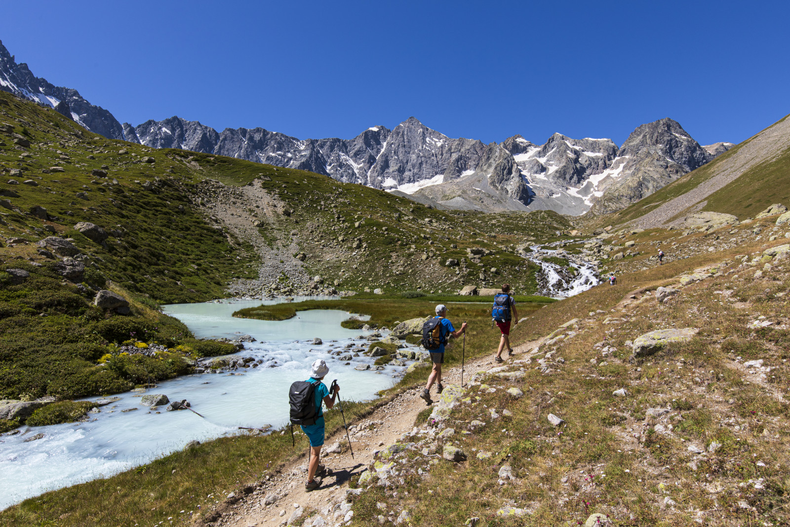 Grand tour des Ecrins - Lacs de la douche et Arsine