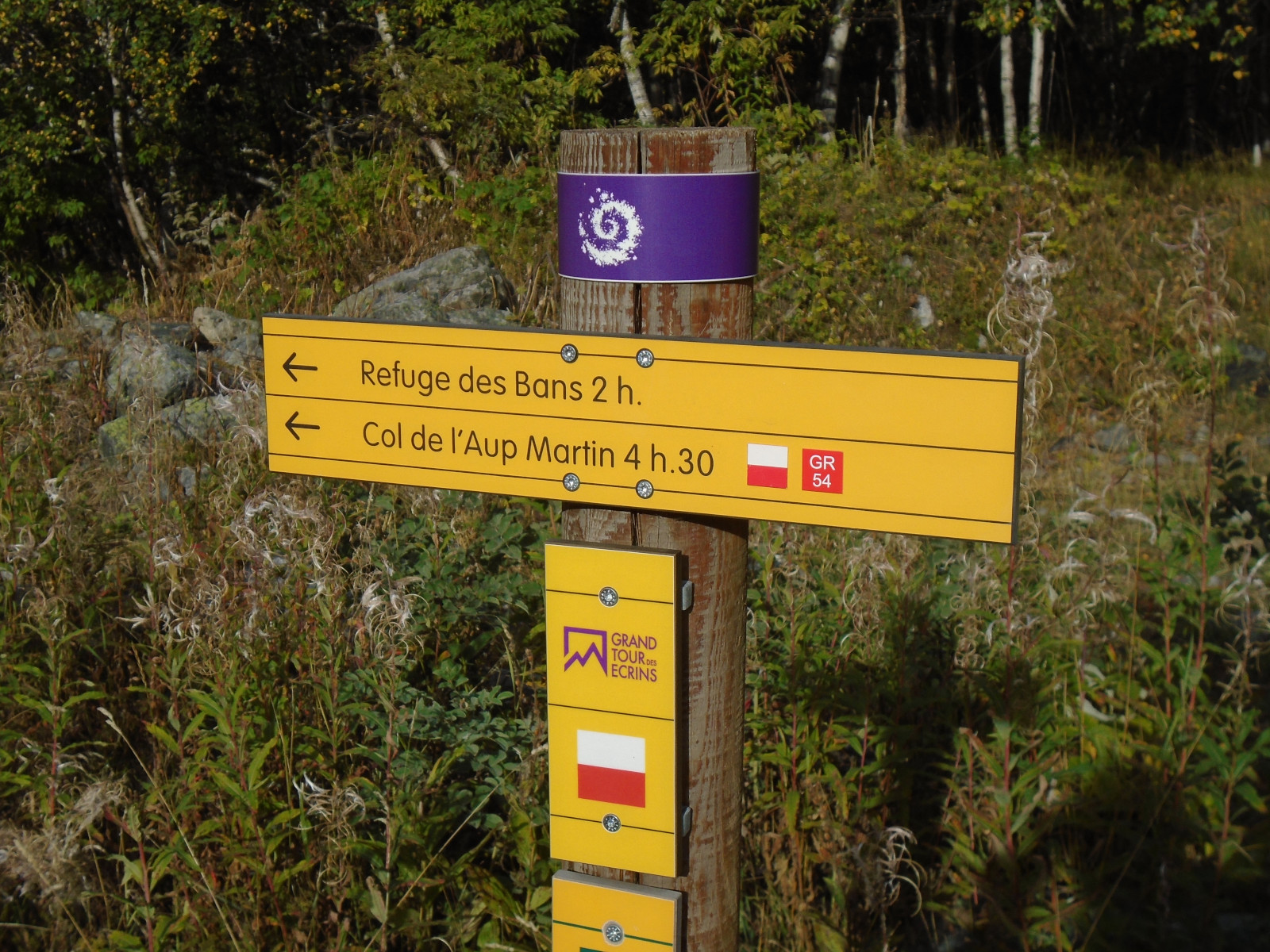 Grand Tour des Ecrins - Signalétique