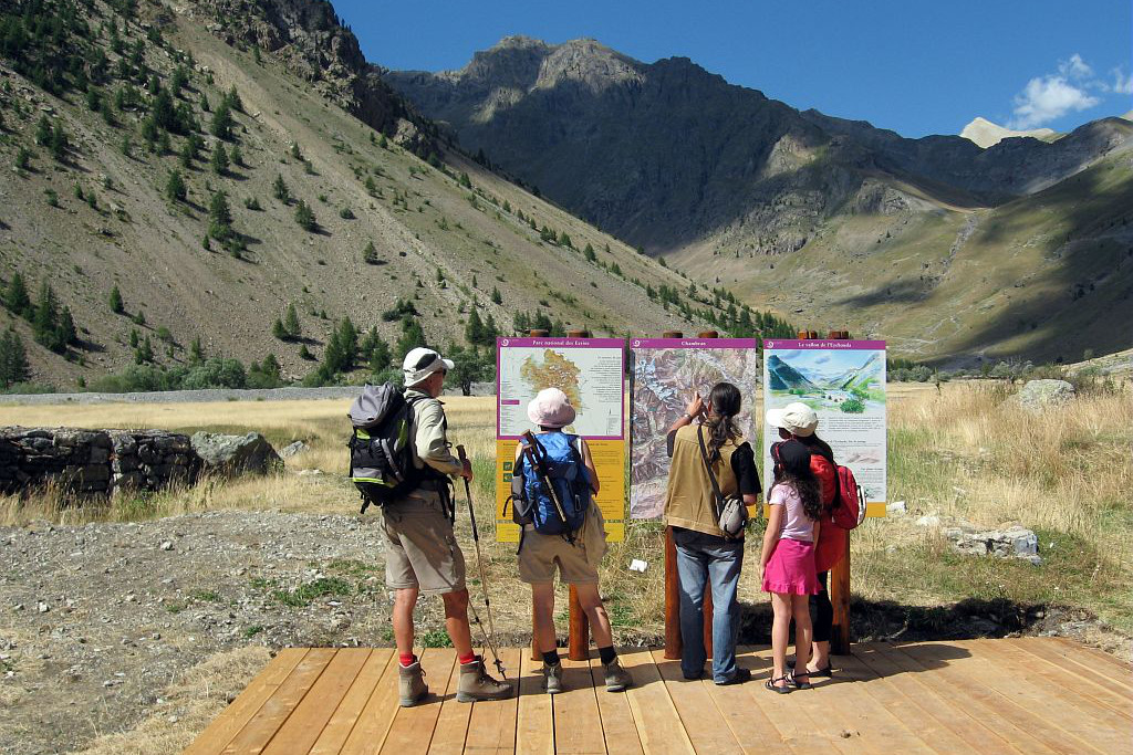 grand tour des ecrins - point information Chabran