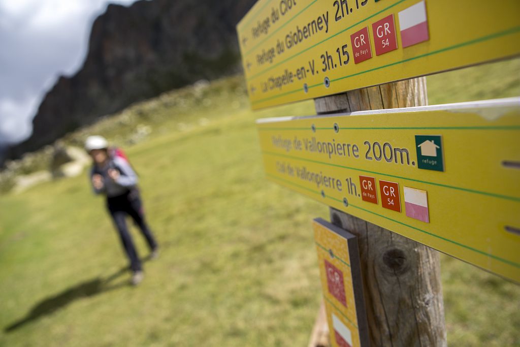 grand tour des ecrins - signaletique GR54